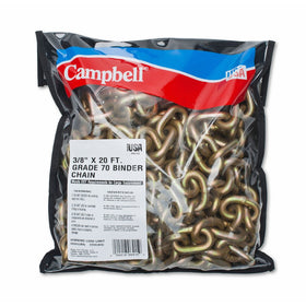 Campbell Chain T0513698 3/8-Inch by 20-Feet Grade 70 Binder Chain