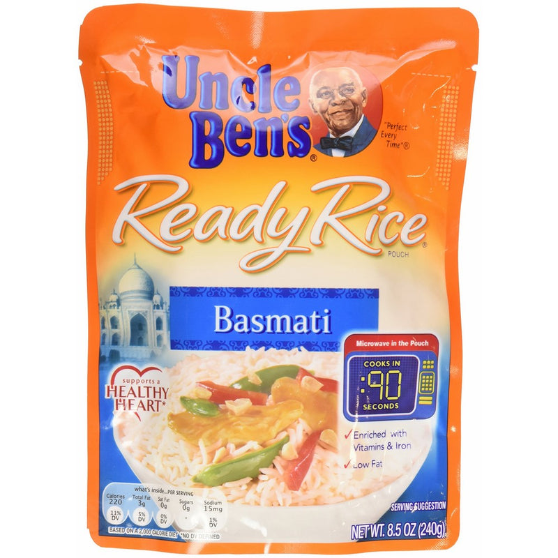 Uncle Ben's, Ready Rice, Basmati, 8.5 oz Pouch (Pack of 6)