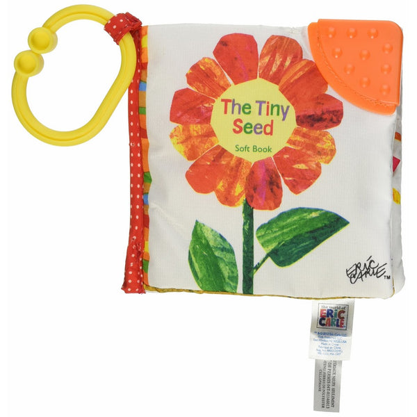 The World of Eric Carle, The Very Hungry Caterpillar The Tiny Seed On the Go Soft Teether Book, 8.5"