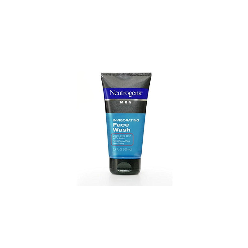 Neutrogena Men Invigorating Face Wash 5.1 Oz (3 Pack)