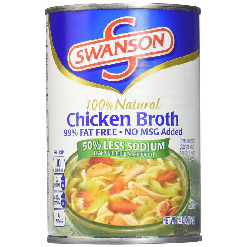 Swanson Chicken Broth, 14.5 Ounce, 12-Count