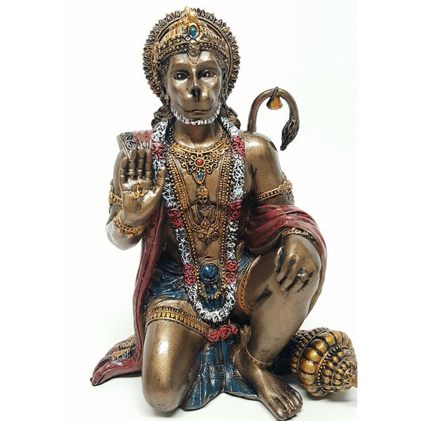 6 Inch Hanuman Mythological Indian Hindu God Resin Statue Figurine