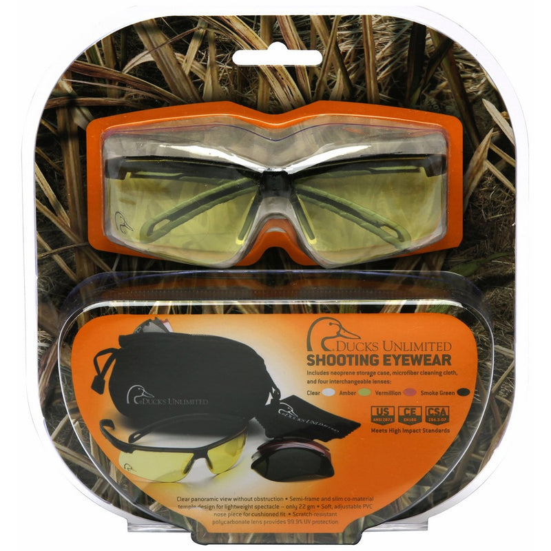 Ducks Unlimited Shooting Eyewear Kit with Interchangeable Lenses