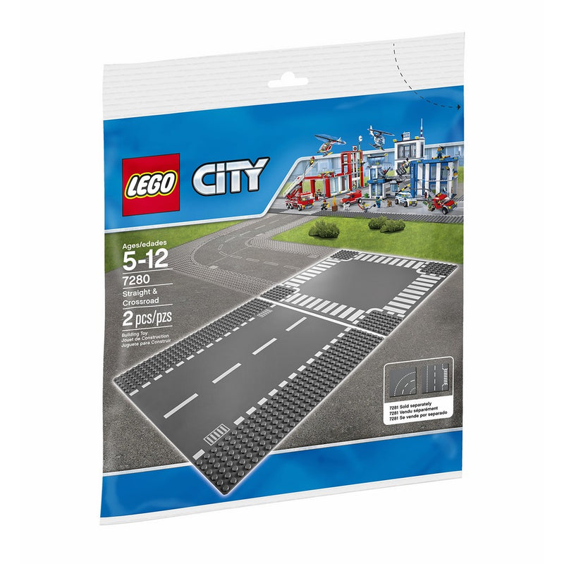 LEGO City Supplementary Straight & Crossroad 7280 Plates, Best Toys