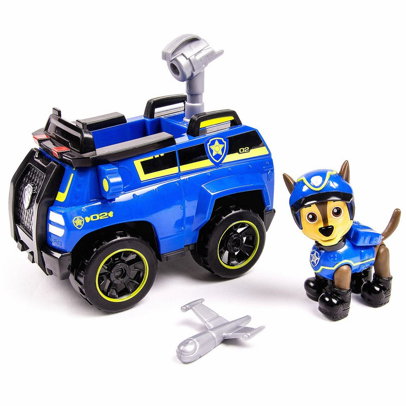 Paw Patrol Chase's Spy Cruiser, Vehicle and Figure (works with Paw Patroller)