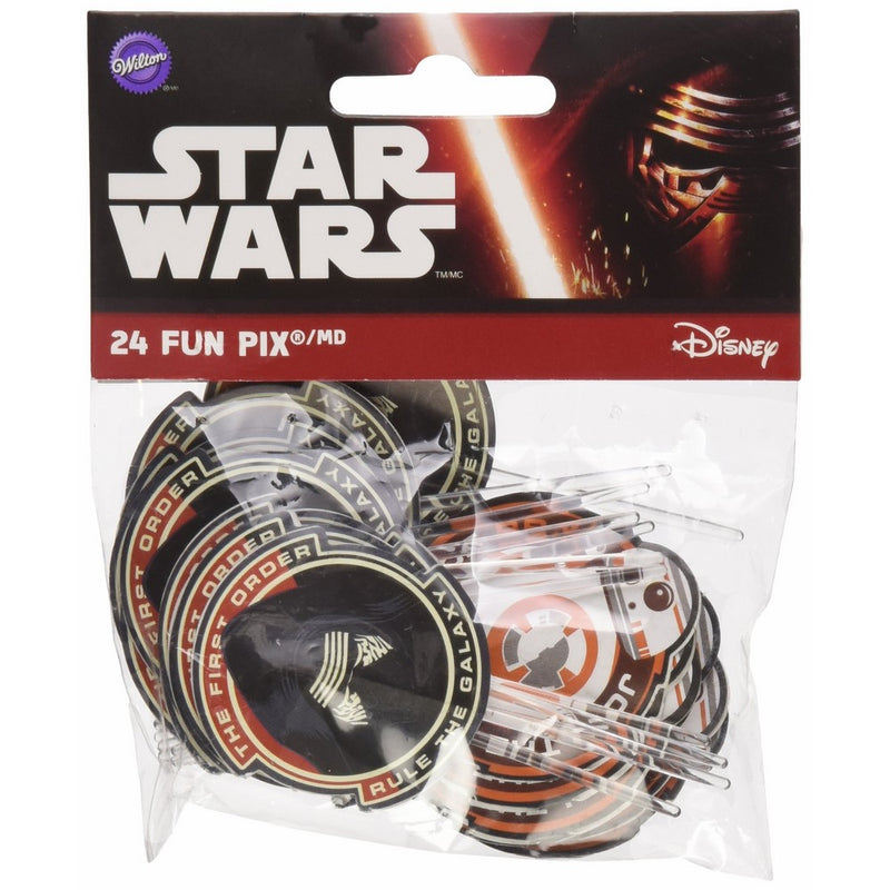 Wilton Fun Pix 24/Pkg-Star Wars