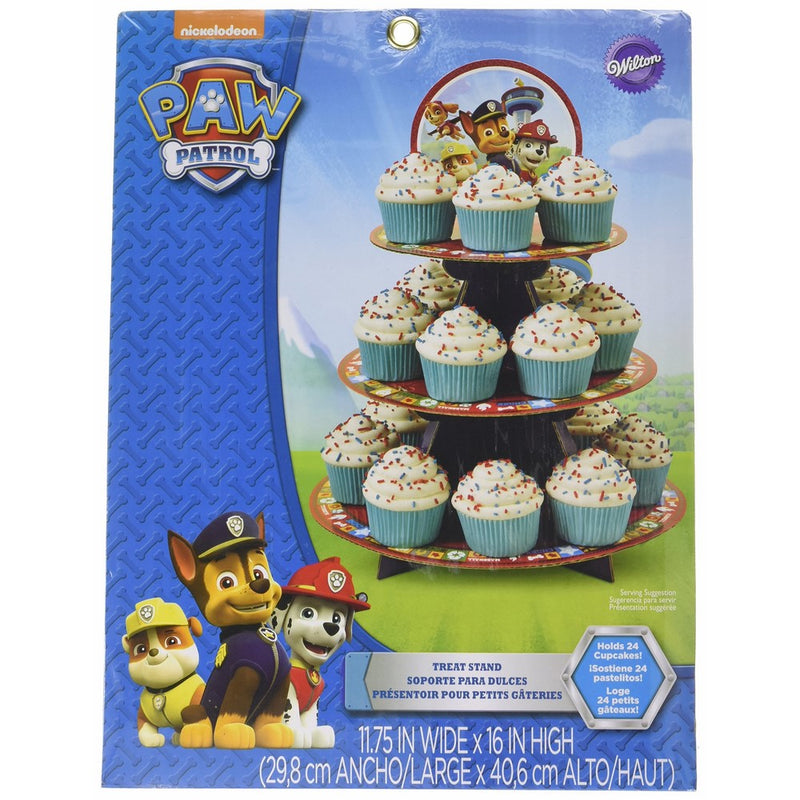 Wilton 1512-7900 Paw Patrol Cupcake Treat Stand Holds 24 Cupcakes!