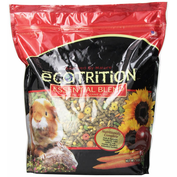 eCOTRITION Essential Blend Food For Guinea Pigs, 5-Pound
