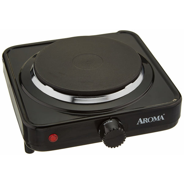 Aroma Housewares AHP-303/CHP-303 Single Hot Plate, Black