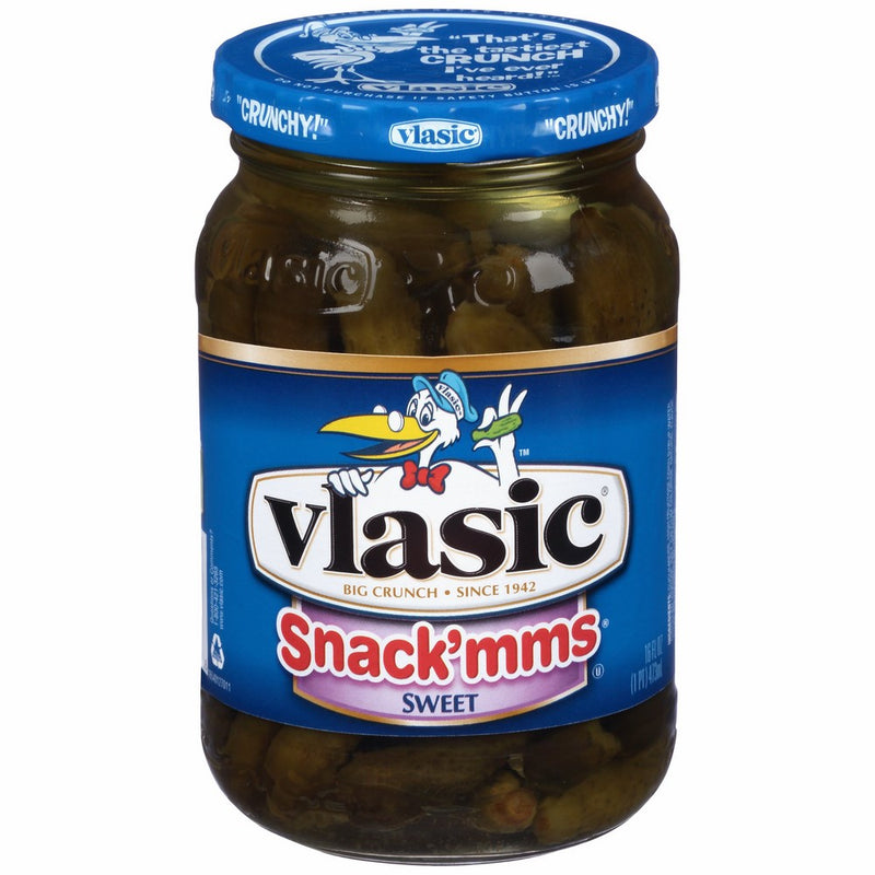 Vlasic Snack'mms Pickles, Sweet, 16 Ounce