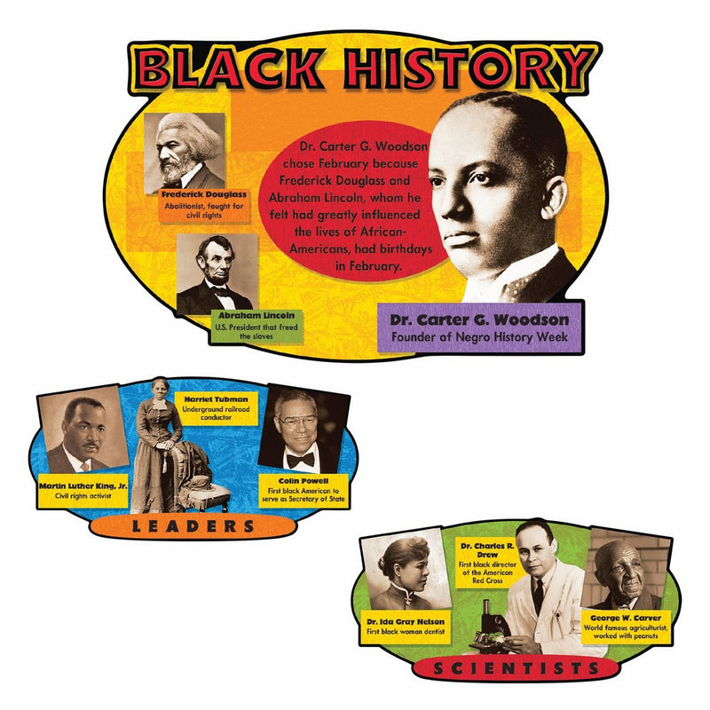 TREND enterprises, Inc. Black History Bulletin Board Set