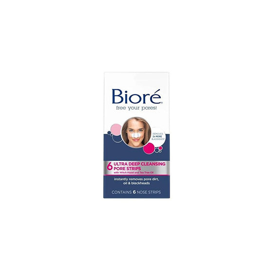 Bioré Ultra Deep Cleansing Pore Strips (6 Count)