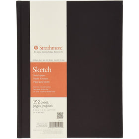 Strathmore 297-12 400 Series Hardbound Art Journal Sketch, 8.5"x11", 96 Sheets
