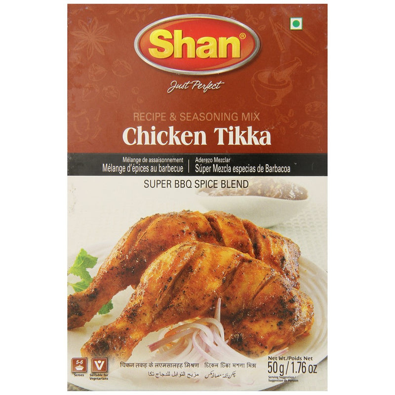Shan Chicken Tikka BBQ Masala Powder Mix, 1.7 Ounce