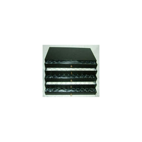 5 Drawer Jewelry Organizer Display Case 250 Gem Jars