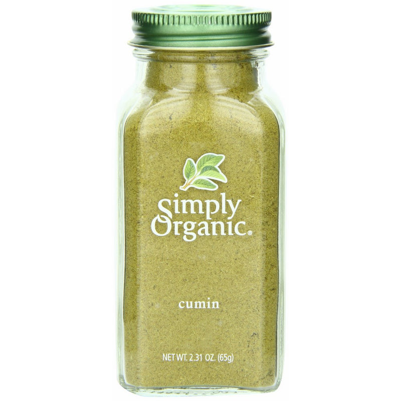 Simply Organic Cumin Seed Ground Certified Organic, 2.31-Ounce Container