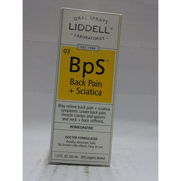 Liddell Homeopathic Back Pain Sciatica Spray, 1 Ounce