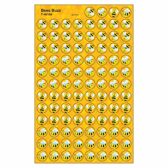 TREND enterprises, Inc. Bees Buzz superSpots Stickers, 800 ct