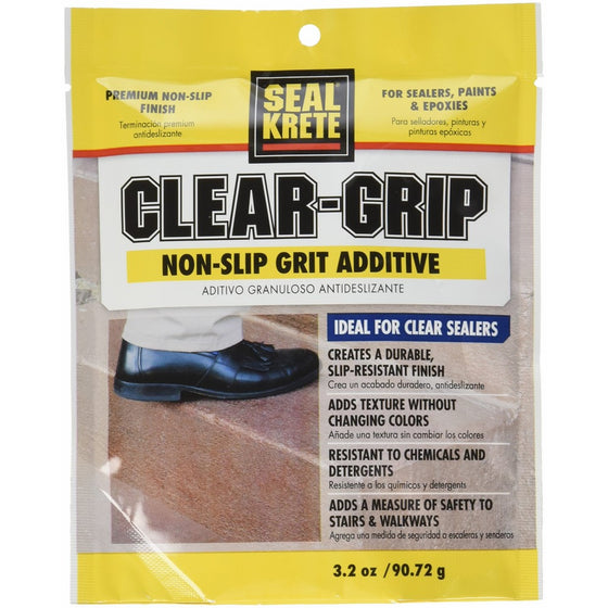 Seal Krete 40202 Clear Grip Non-Skid Grip Additive for Sealers, Paints & Epoxies