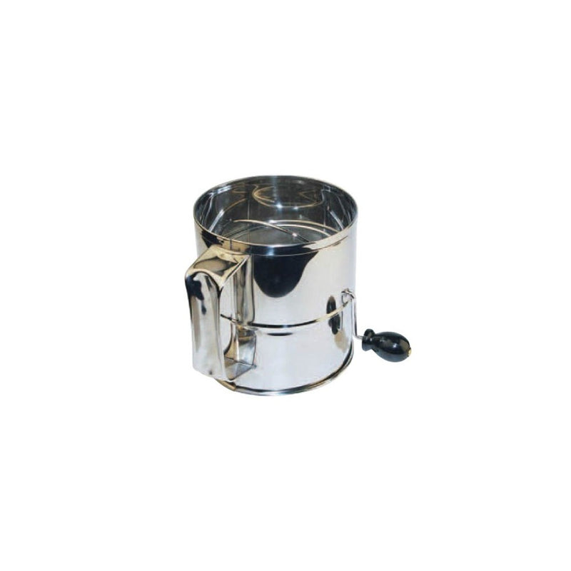 Winware 8 Cup Stainless Steel Rotary Sifter