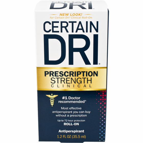 Certain Dri Anti-Perspirant, Roll-On, Pack of 3, 1.2 oz