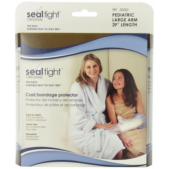 Seal Tight ORIGINAL Cast and Bandage Protector, Best Watertight Protection, Pediatric Large Arm