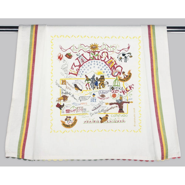 Catstudio Kansas Dish Towel - Original Geography Collection Décor 024D(CS)