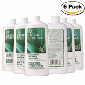 Natural Tea Tree Oil Mouthwash(6pk) - 16 fl oz
