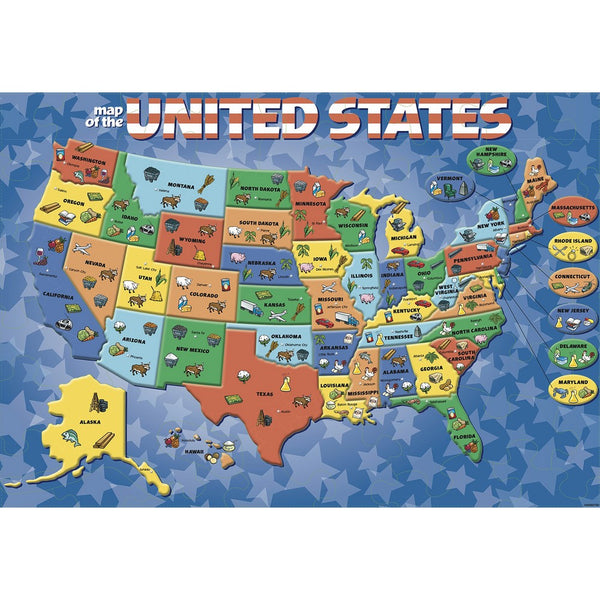 Cardinal Industries USA Map Puzzle