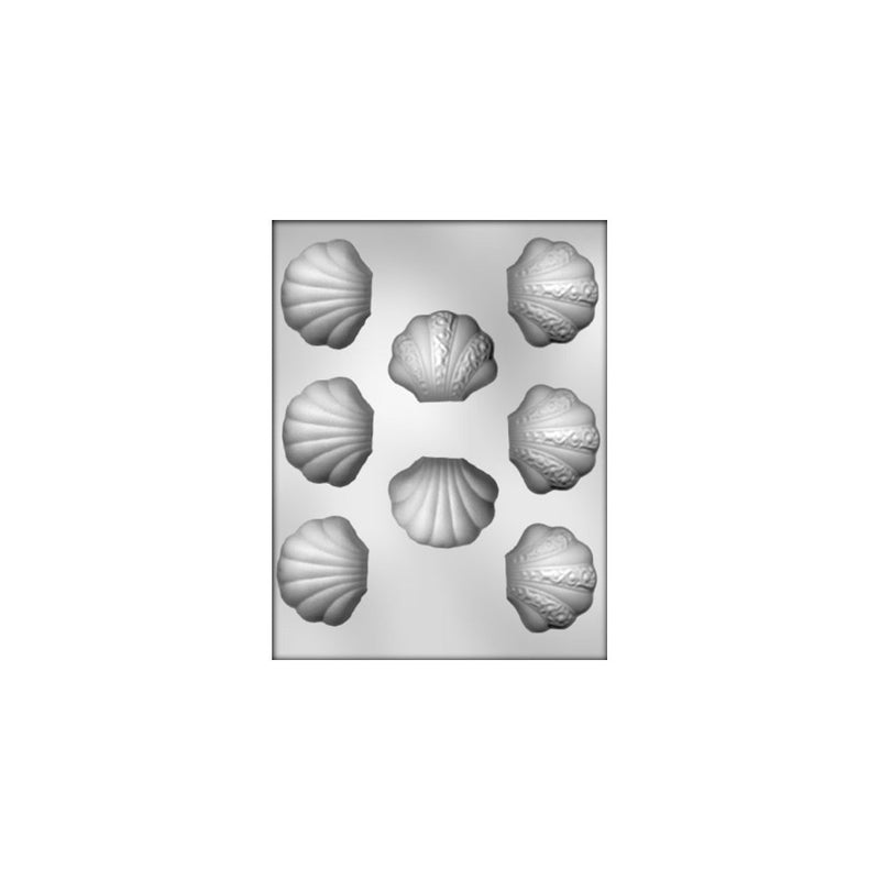 CK Products 1-1/4-Inch Plain and Fancy Clam Shell Chocolate Mold