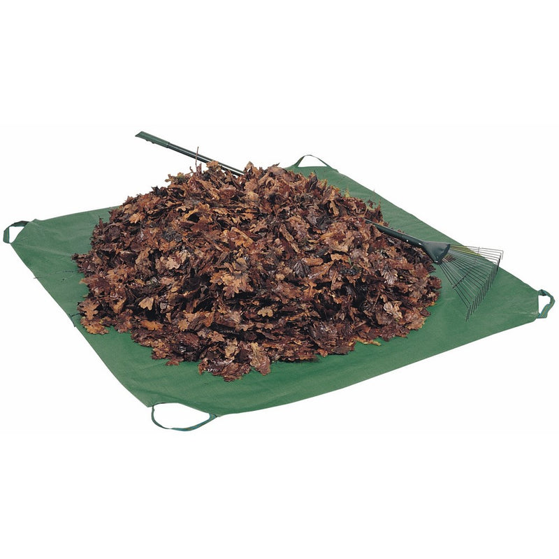 Bosmere G306 84-Inch by 84-Inch Poly Bos-Sheet Yard Waste Tarp With Corner Handles, Green