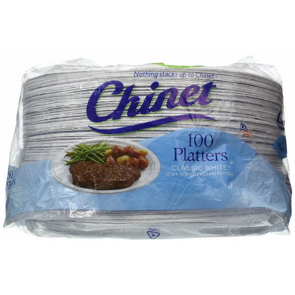 Chinet Platters, Extra Large, 100 Count