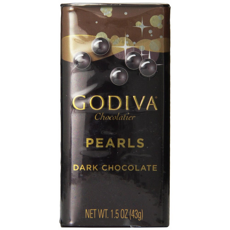Godiva Dark Chocolate Pearls, 1.5-ounces (Pack of 6)