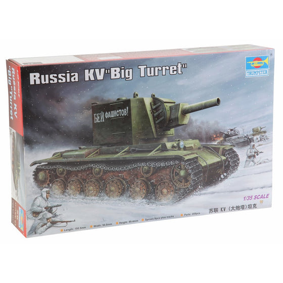 Trumpeter 1/35 Russian KV2 Tank (Big Turret)