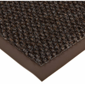 Notrax 136 Polynib Entrance Mat, for Lobbies and Indoor Entranceways, 3' Width x 6' Length x 1/4" Thickness, Brown