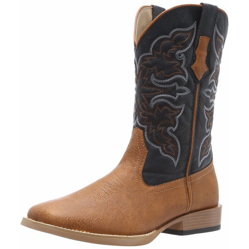 Roper Men's Square Toe Cowboy Boot Tan 12 D - Medium