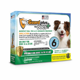 VetGuard Plus Flea & Tick Treatment for Dogs - Flea and Tick Prevention for Dogs