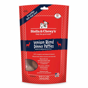 Stella & Chewy's Freeze-Dried Raw Venison Blend Dinner Patties Grain-Free Dog Food, 14 oz bag