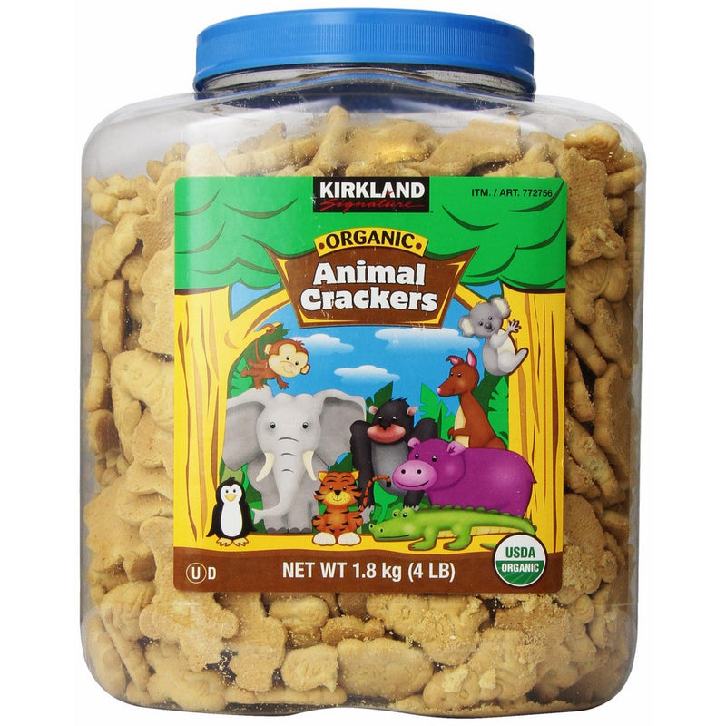 Kirkland Signature Animal Crackers, Organic 4 Pound