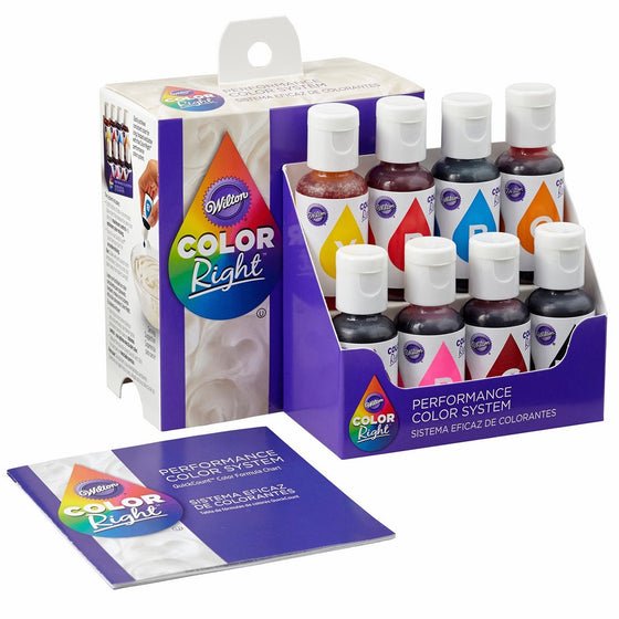 Wilton Color Right Performance Food Coloring Set