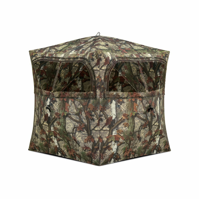 Barronett Blinds GR251BT Grounder 250 Pop Up Portable 2 Person Blind, Bloodtrail Woodland Camo