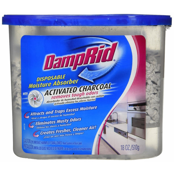 Damp Rid Fg118 18 Oz Moisture Absorber With Activated Charcoal (Pack of 2)