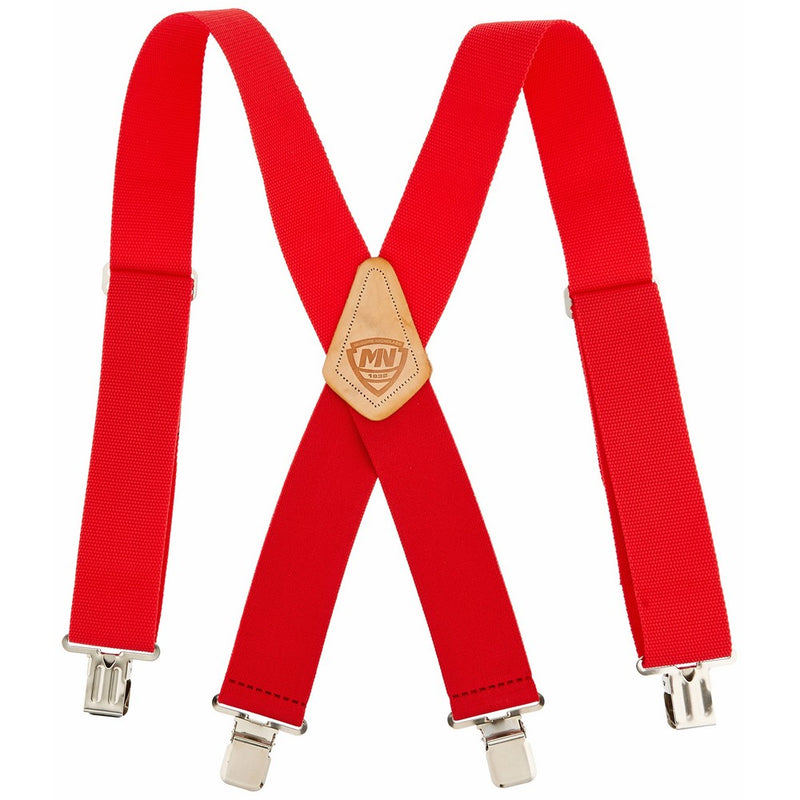 McGuire-Nicholas 110C 2-Inch Wide Red Suspenders