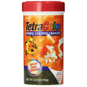 Tetra 16441 TetraColor Goldfish Granules, 3.52-Ounce, 250-Ml