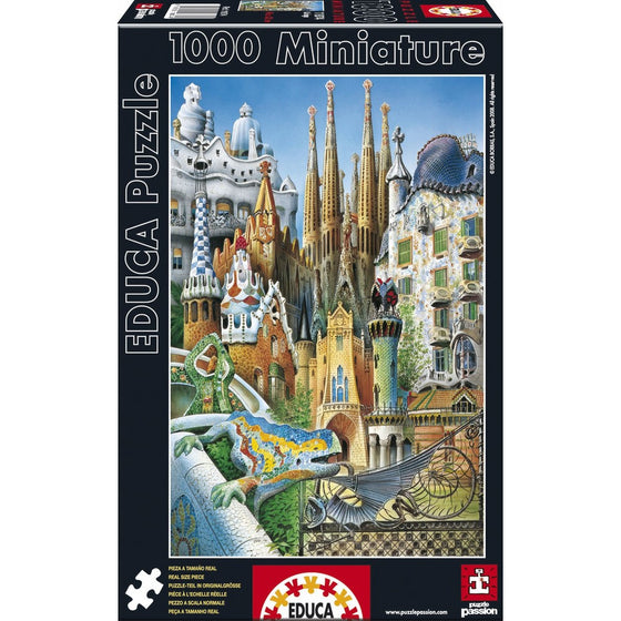 Educa Gaudi Collage Miniature Puzzle (1000 Piece)