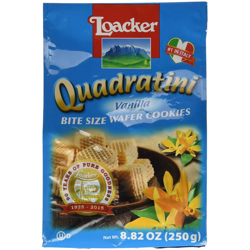 Loacker Quadratini Vanilla Wafer Cookies ( 250 g )