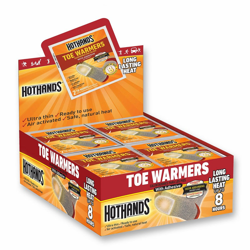 HotHands Toe Warmers - Long Lasting Safe Natural Odorless Air Activated Warmers - Up to 8 Hours of Heat - 40 Pair