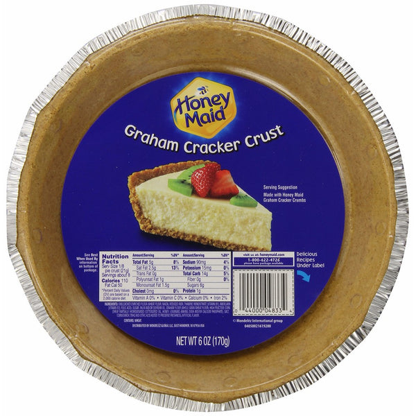 Honey Maid Graham Cracker Pie Crust, 6 Ounce, (Pack of 12)