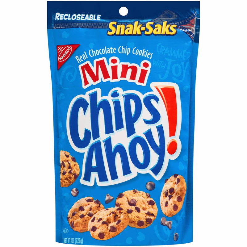 Chips Ahoy! Mini Chocolate Chip Cookies (8-Ounce Snak-Saks, 12-Pack)