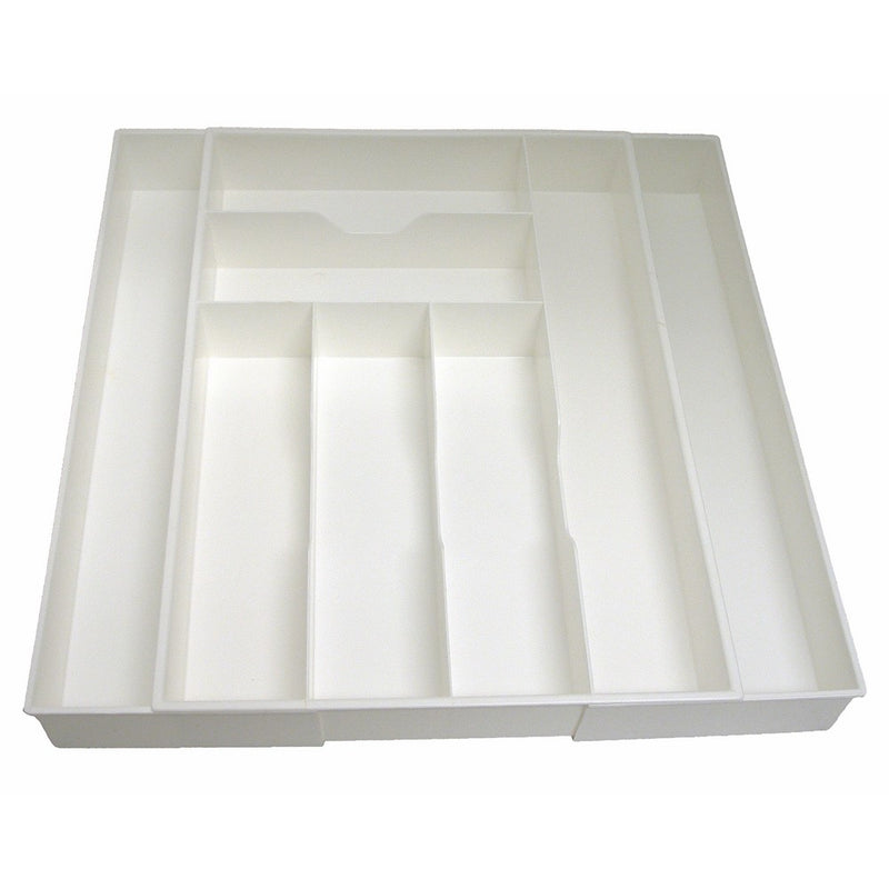 Dial Industries Mega Expand White Expanding Kitchen Drawer Organizer